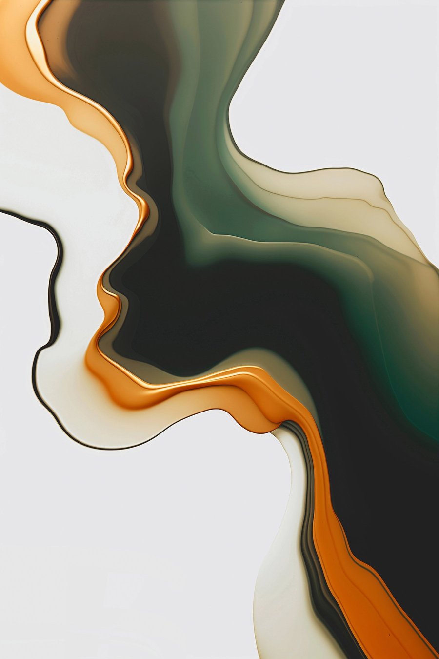 Ondulação abstrata — design completo