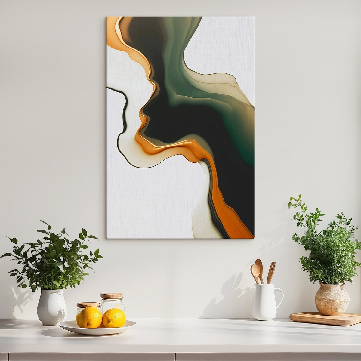 Ondulação abstrata — interior 1