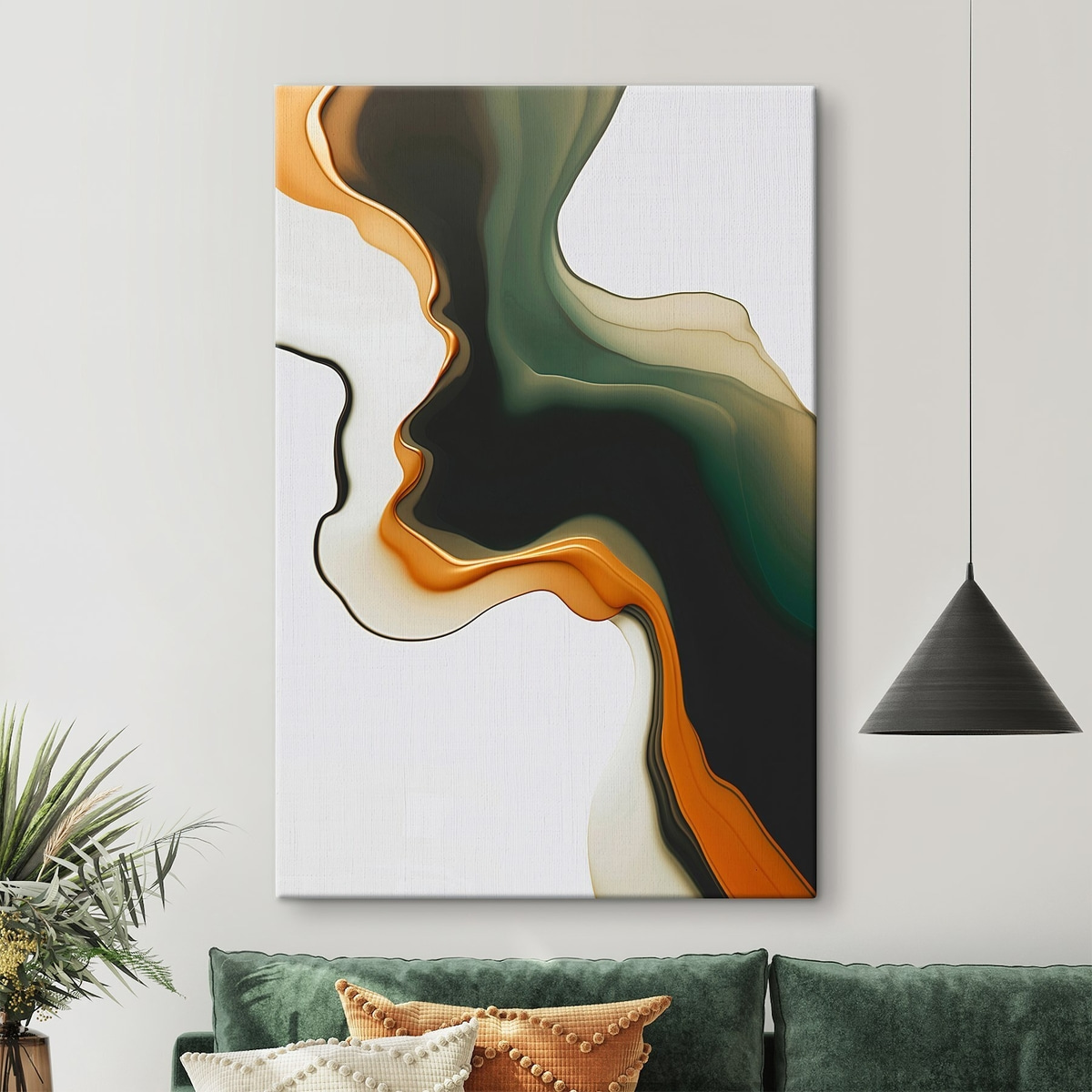 Ondulação abstrata — interior 2