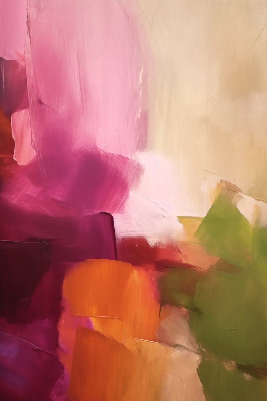 Pintura abstrata — design completo