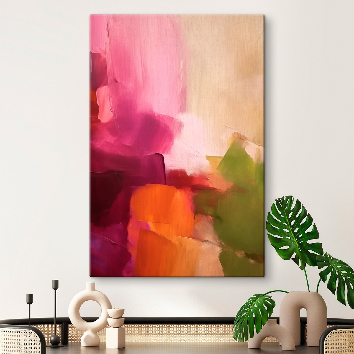 Pintura abstrata — interior 1
