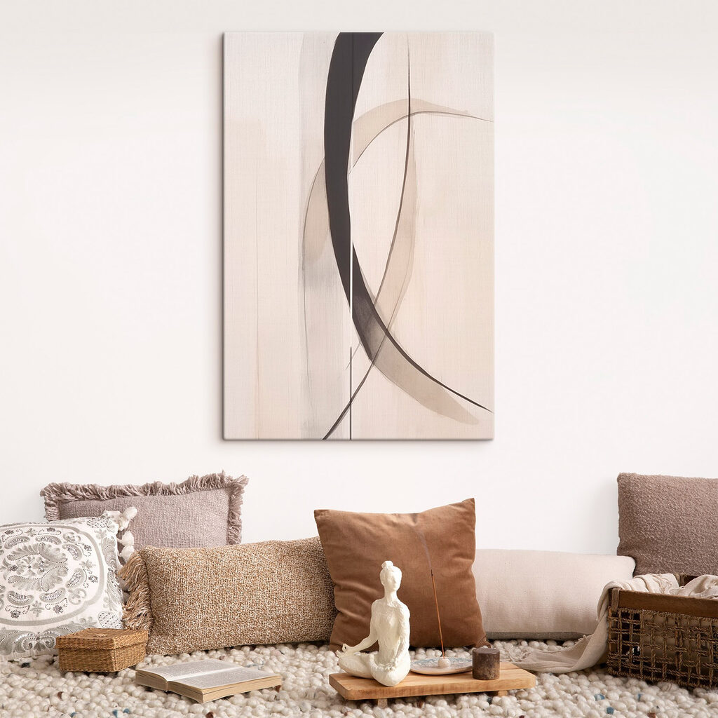 Linhas curvas minimalistas — interior 1