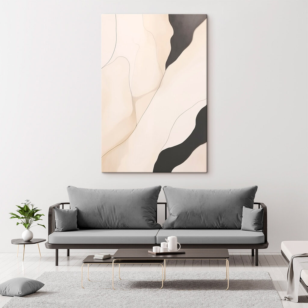 Corrente negra entre dobras — interior 1
