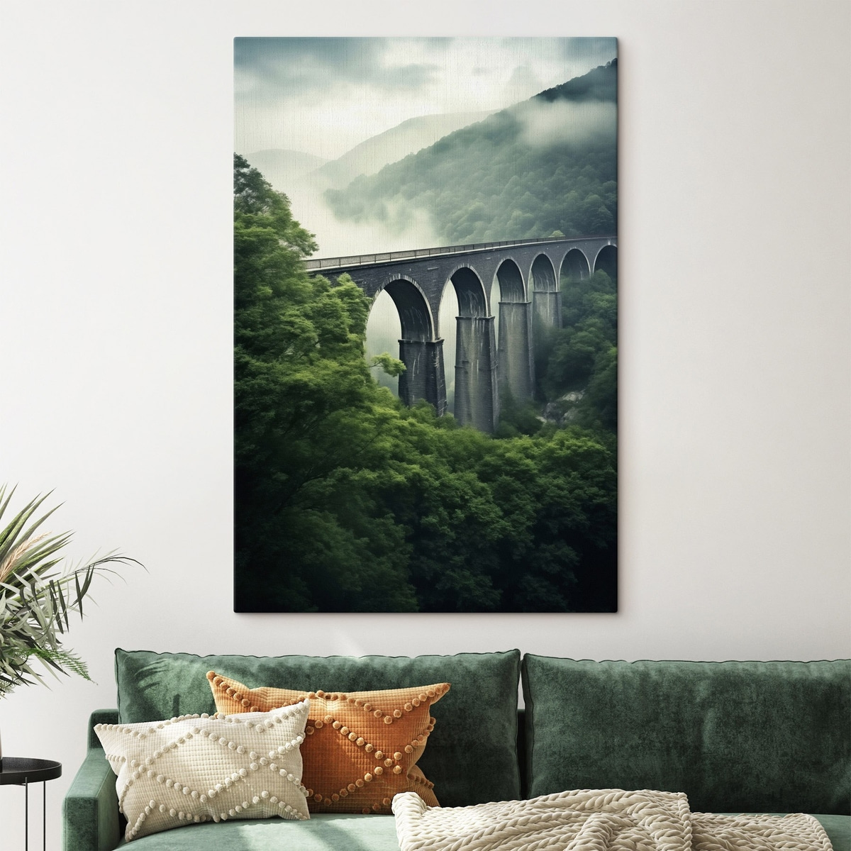 Viaduto na neblina — interior 1