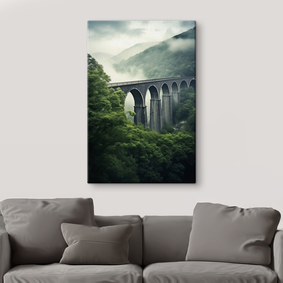Viaduto na neblina — interior 2