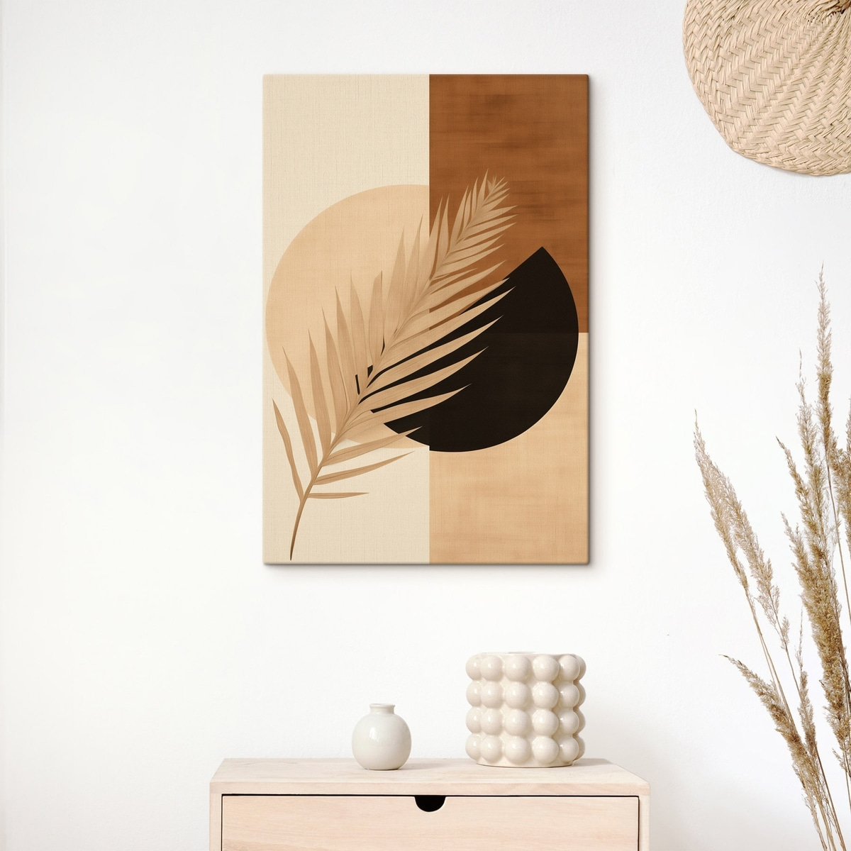 Folha sobre terracota — interior 3