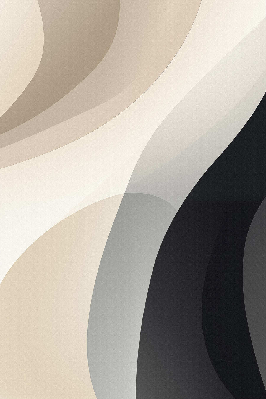 Diagonal creme sobre antracite — design completo