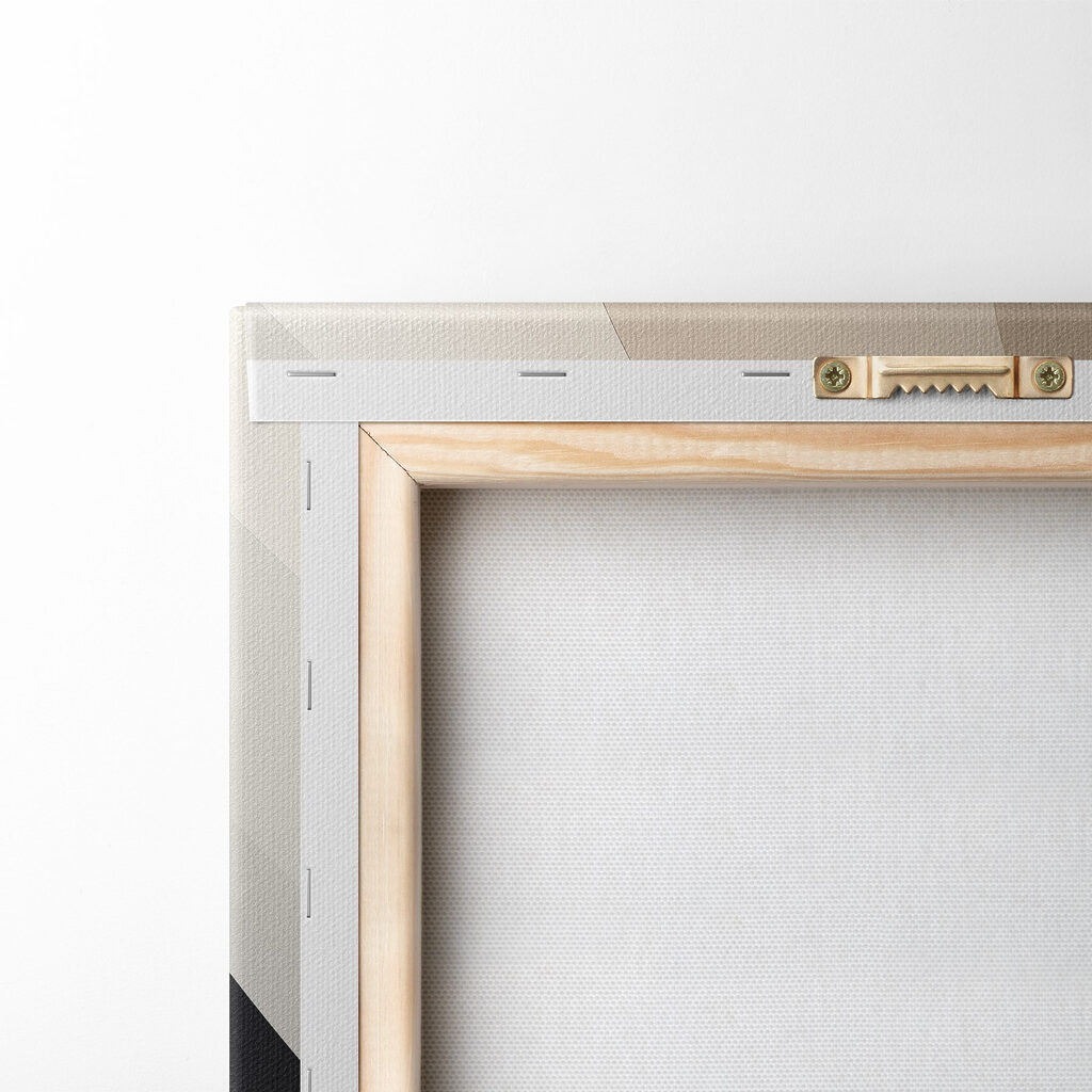 Diagonal creme sobre antracite — verso