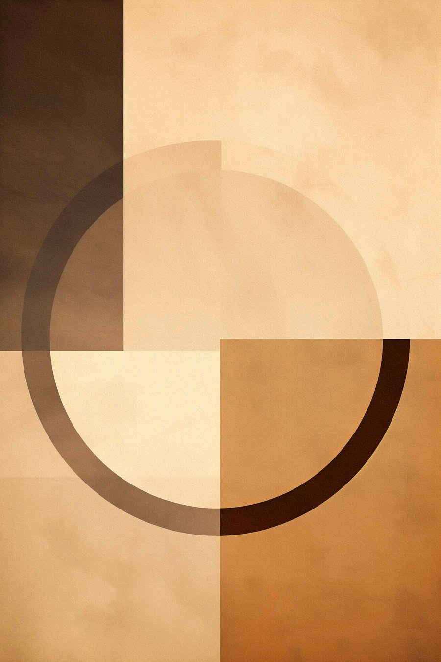 Quadrados suaves com anel — design completo