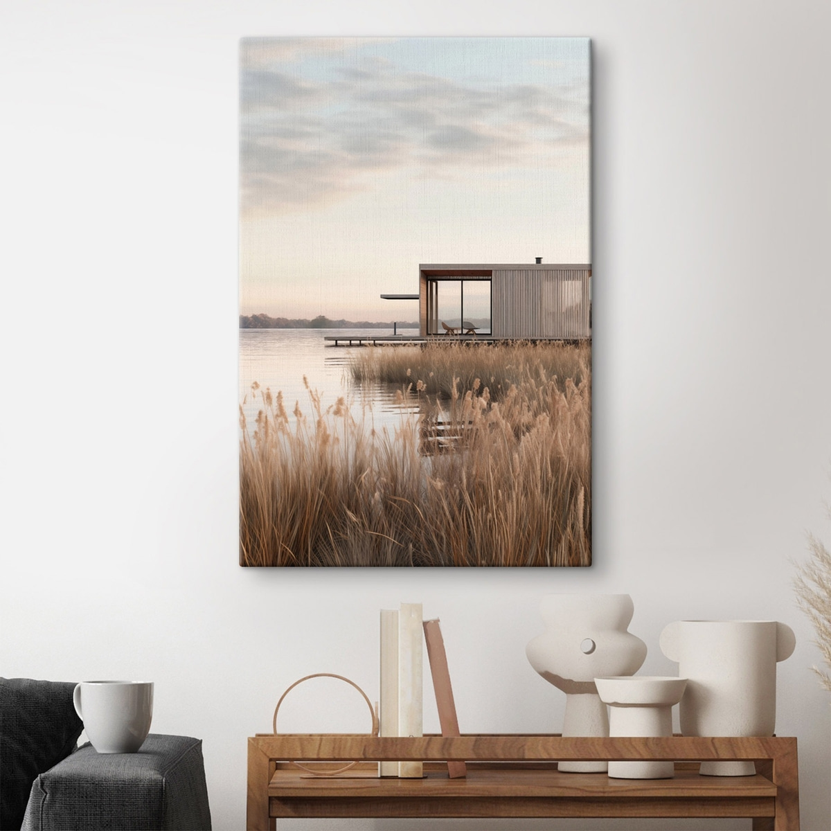 Cabana junto ao lago — interior 2