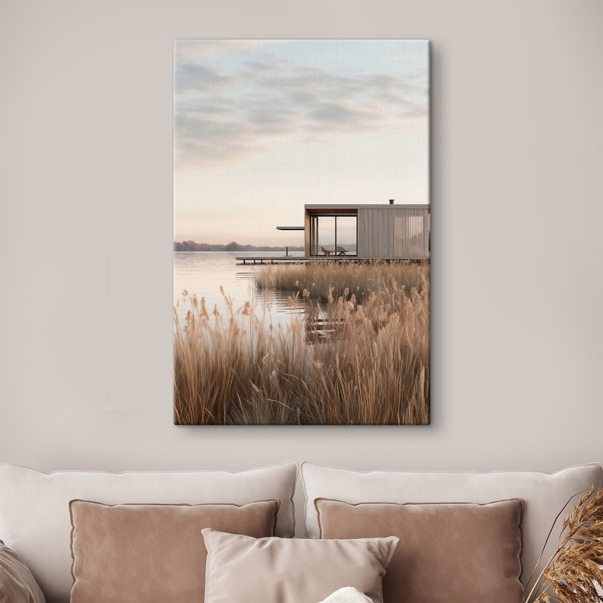 Cabana junto ao lago — interior 1