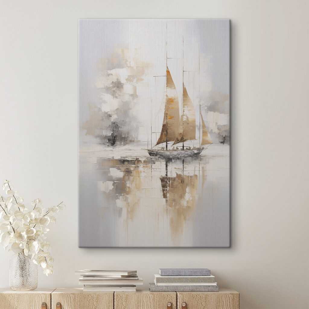 Velas ocre na neblina — interior 1