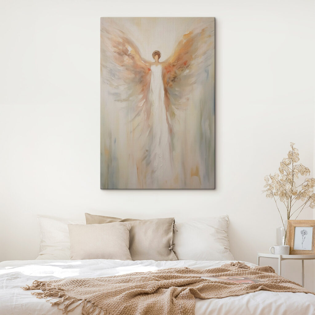 Anjo de asas douradas — interior 1