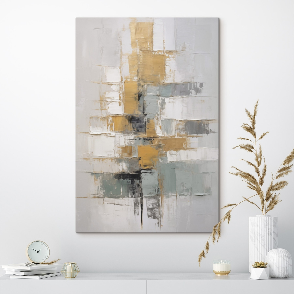 Composição abstrata — interior 1
