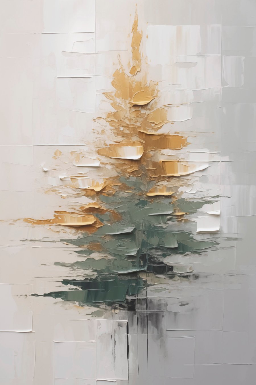 Abeto abstrato — design completo