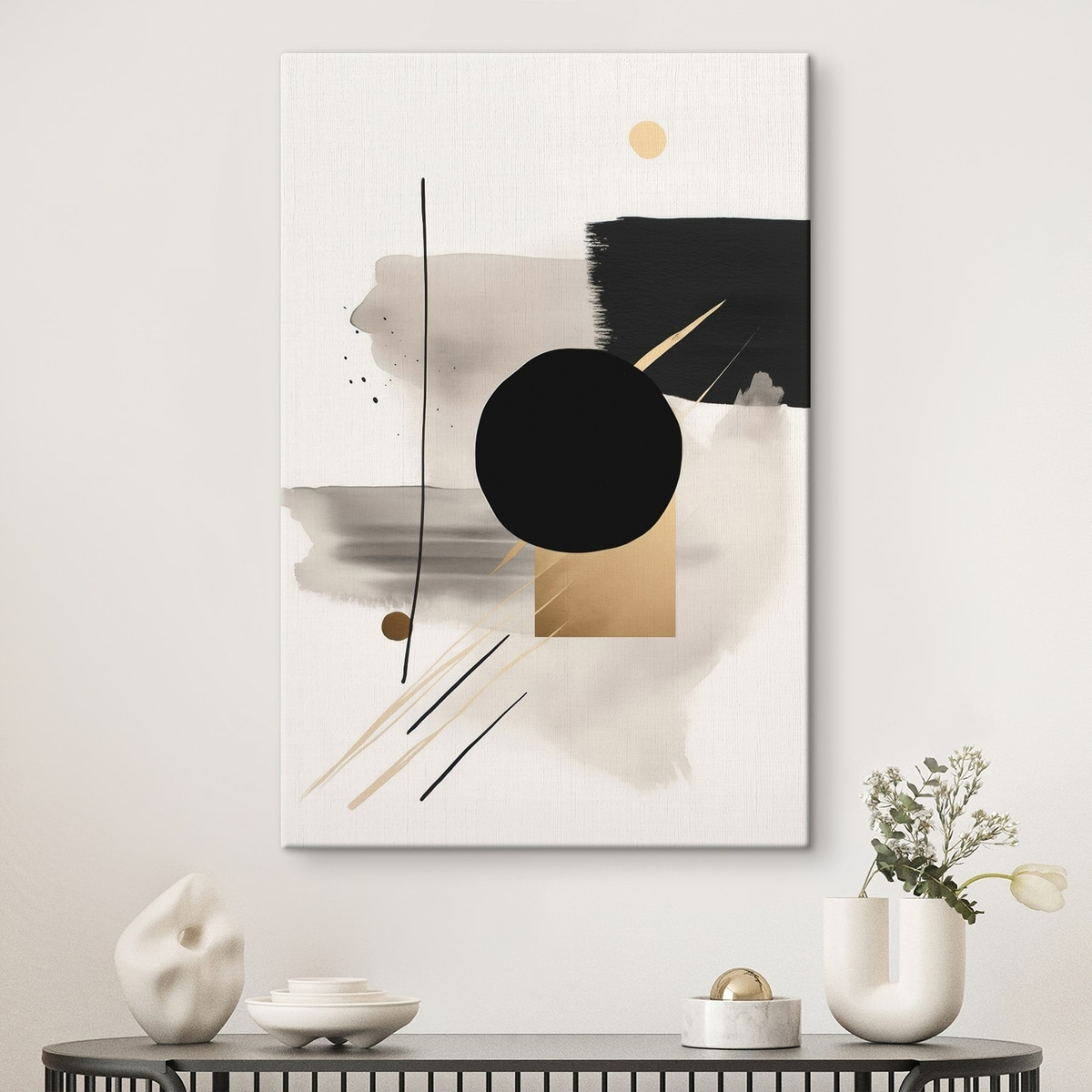 Abstrações com formas — interior 1