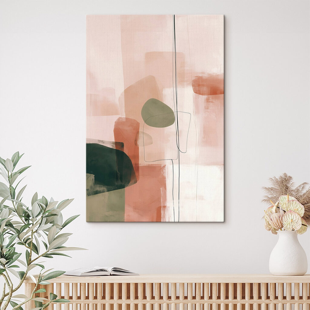 Ovais verde-azeitona e pastel — interior 2