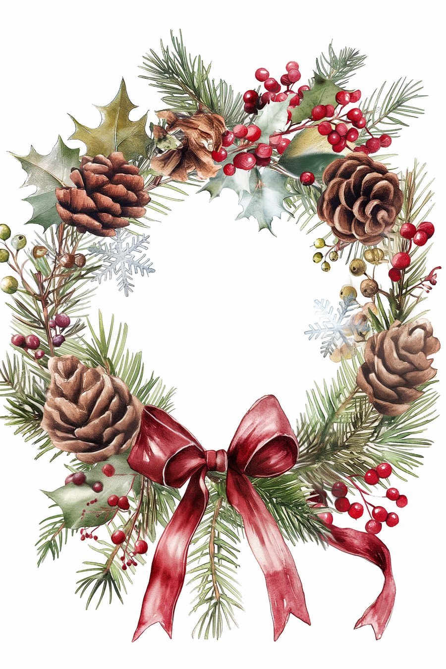 Coroa de Natal — design completo