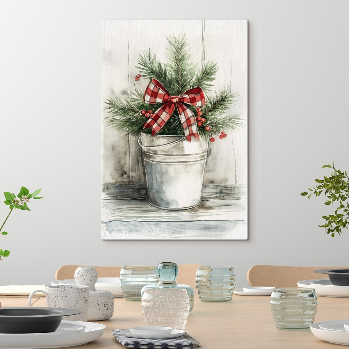 Pinheirinho em vaso — interior 1