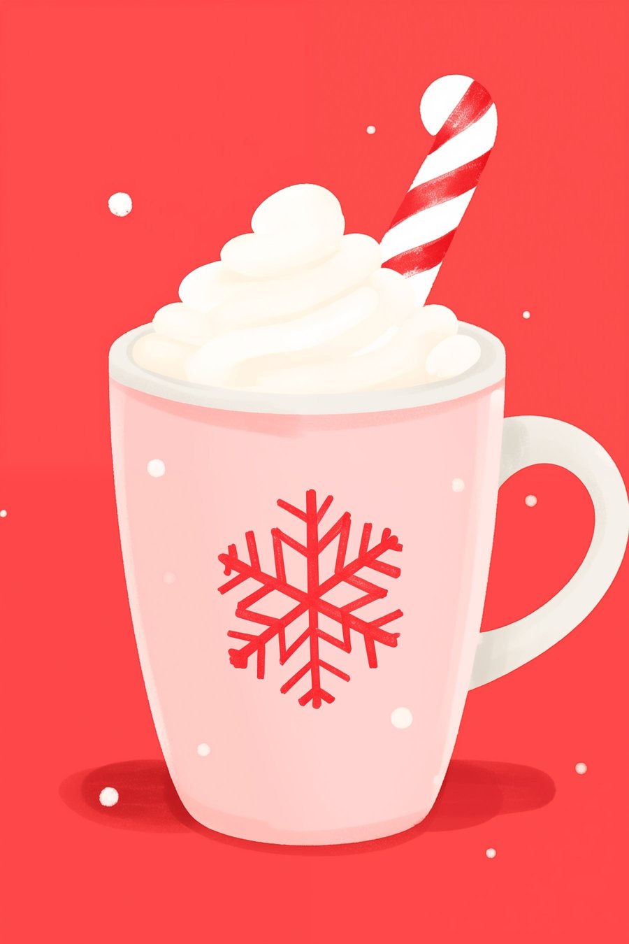 Chocolate quente de Natal — design completo