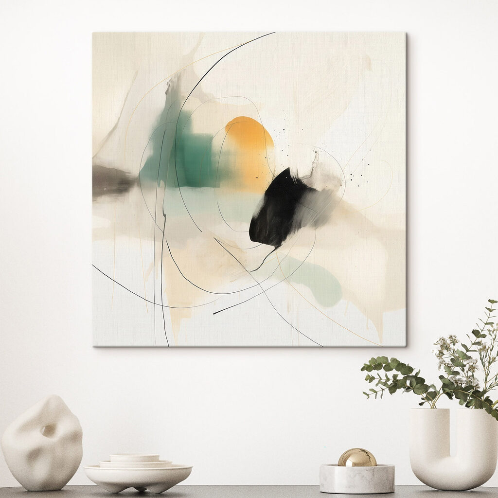 Tinta verde com laços — interior 2