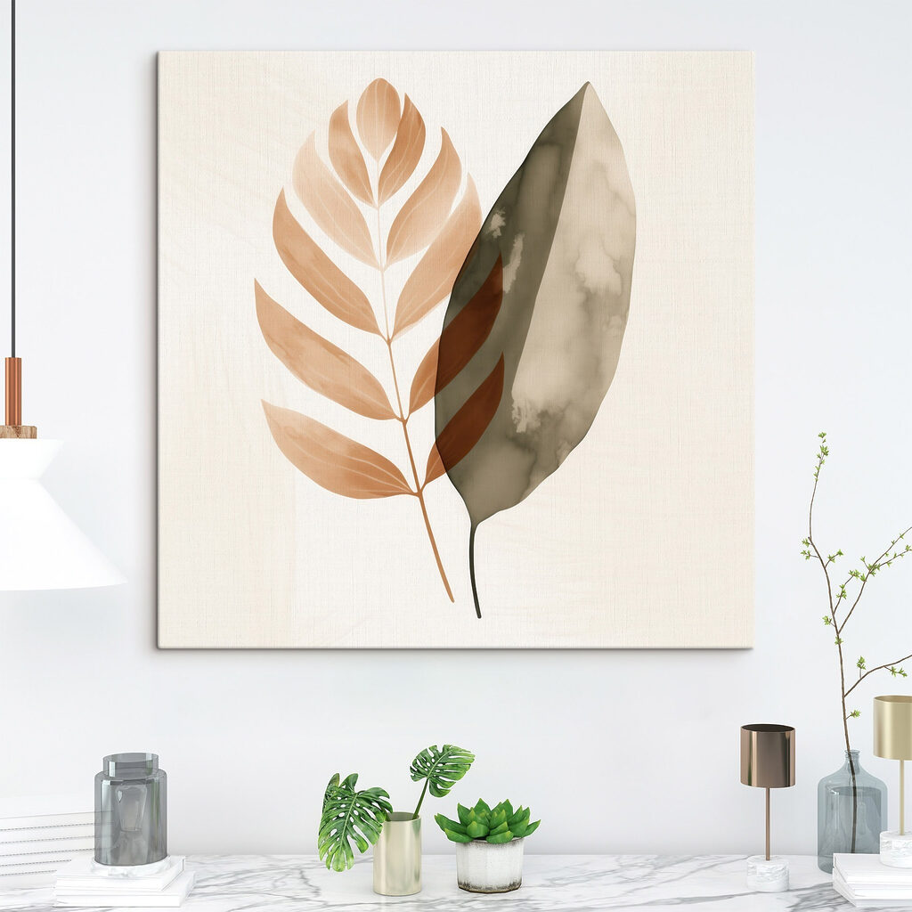 Ramo com duas folhas — interior 3