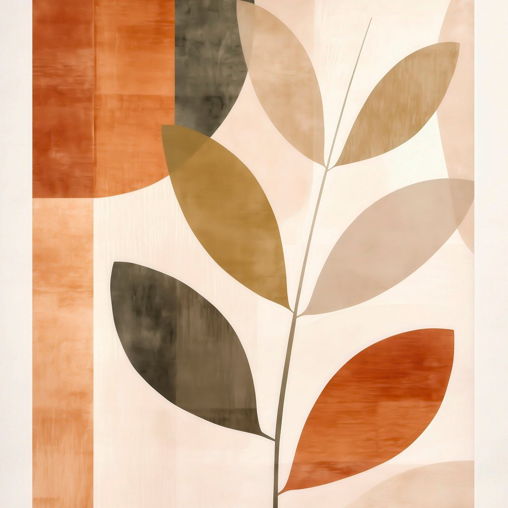 Folhas líricas e minimalistas — design completo