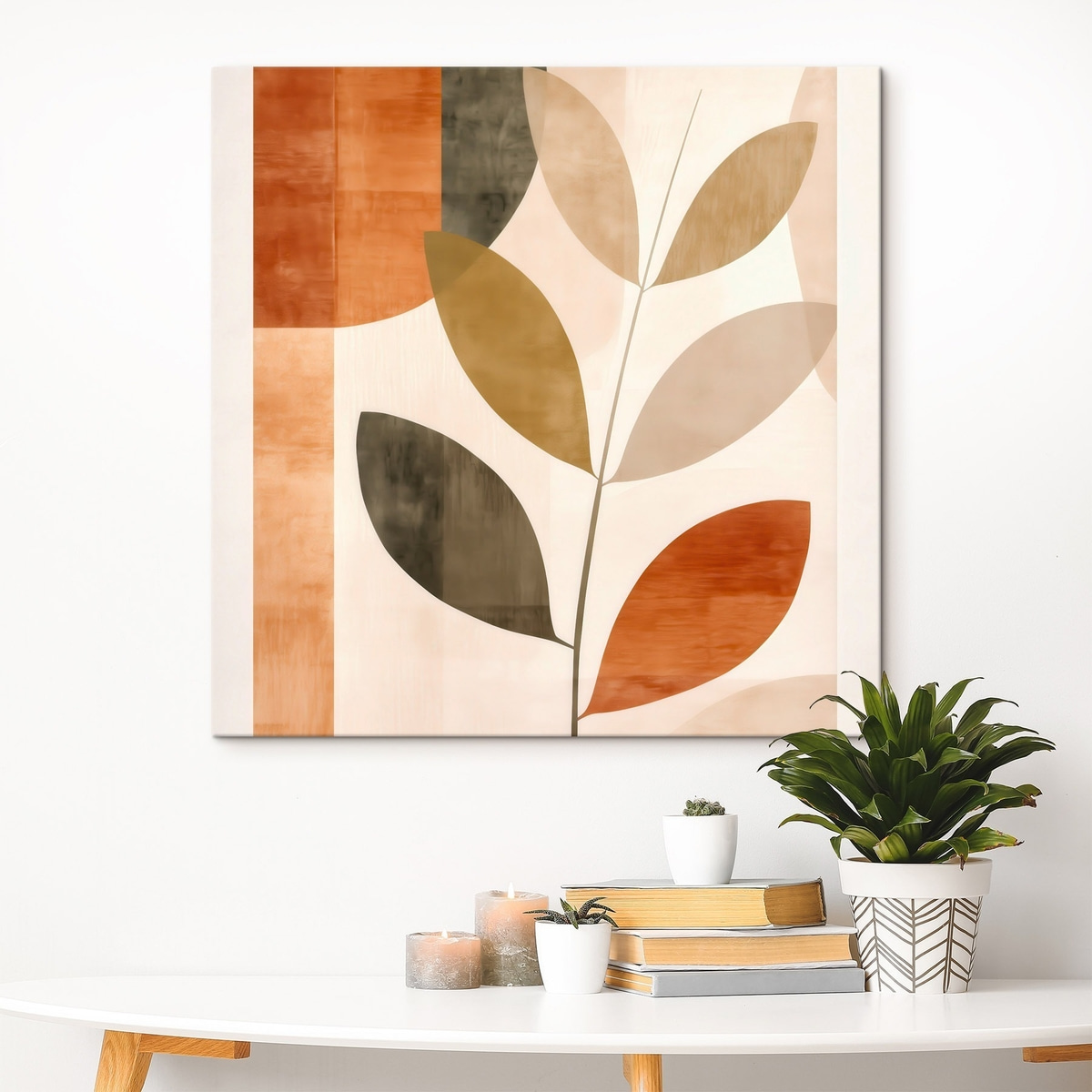 Folhas líricas e minimalistas — interior 2