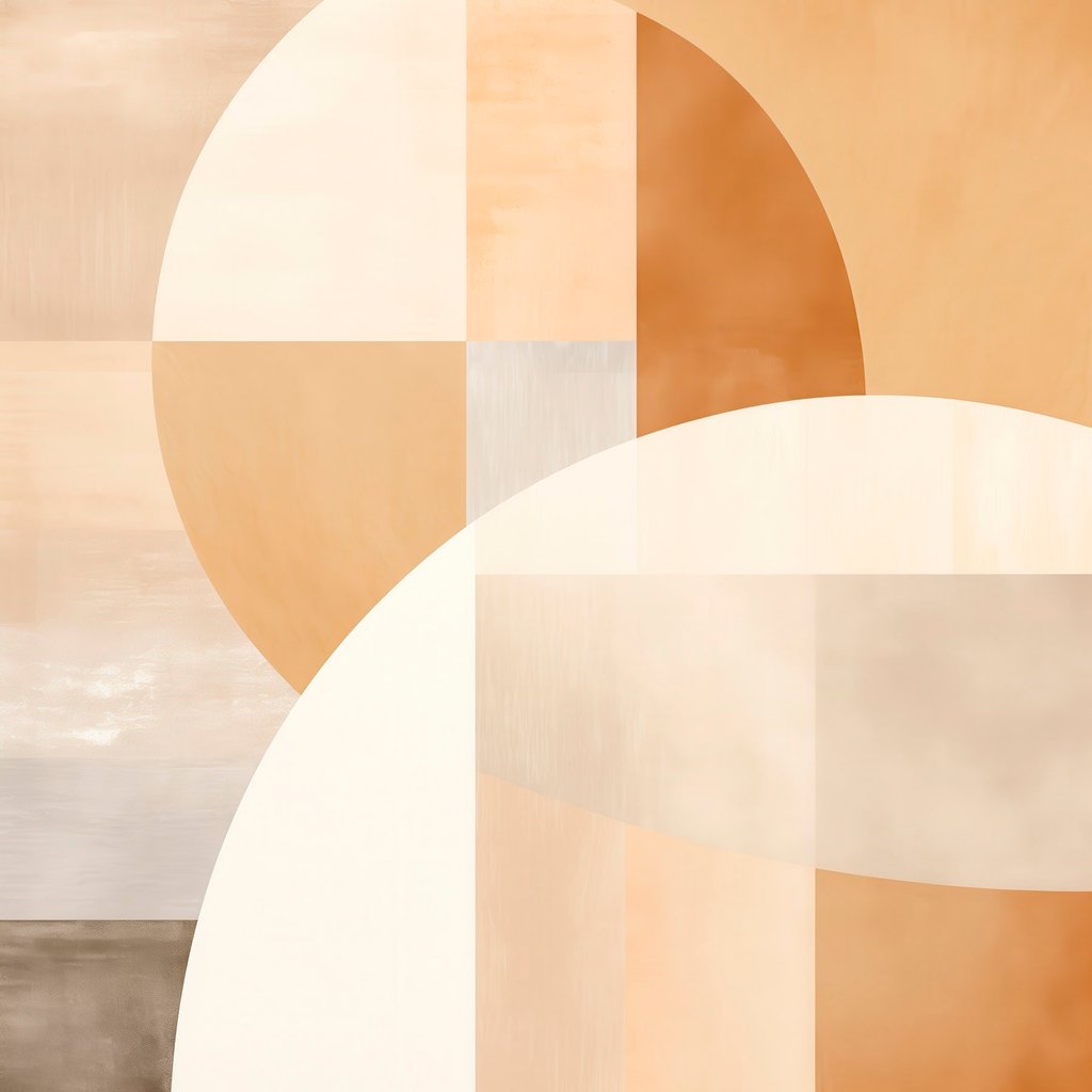 Geometria em tons pastel — design completo