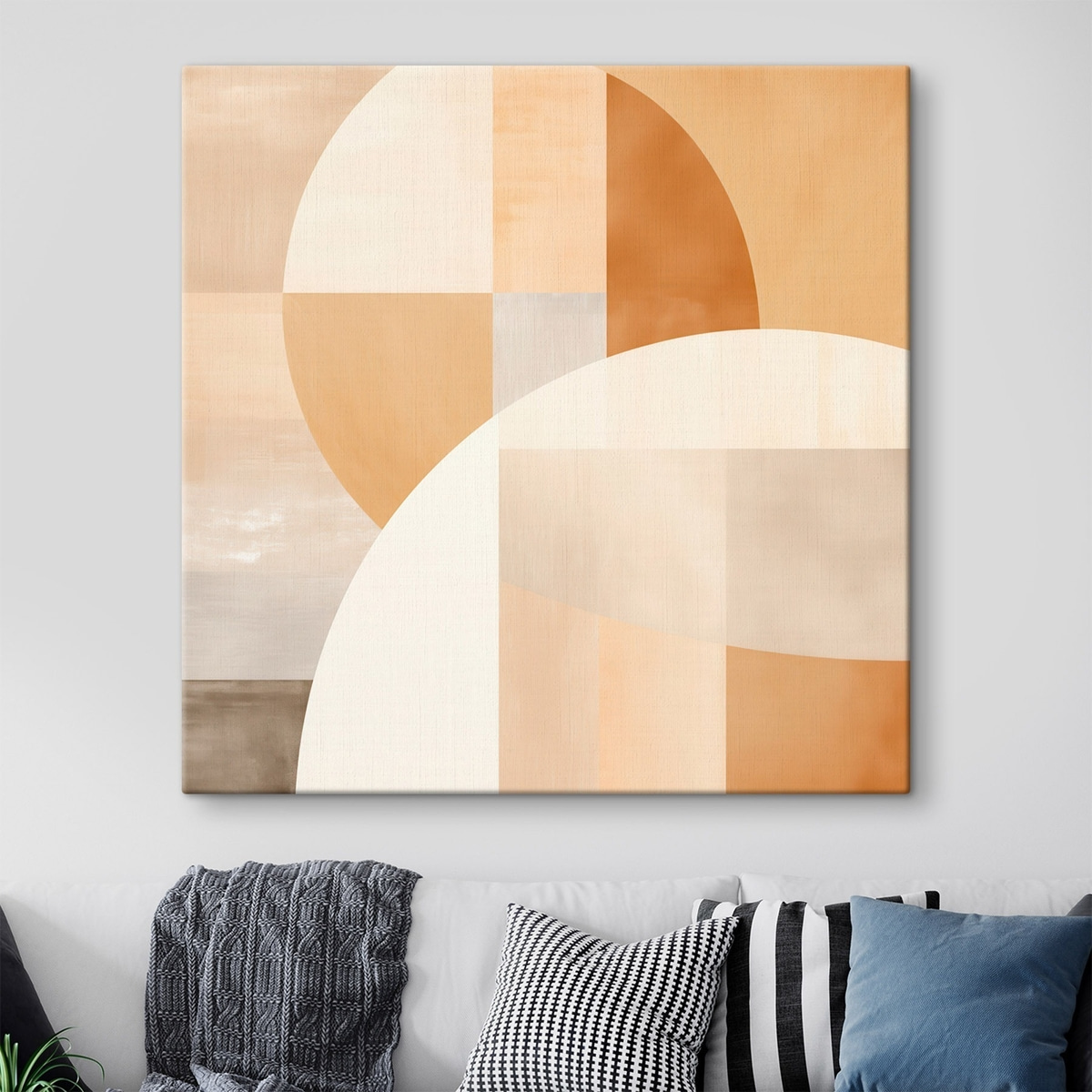 Geometria em tons pastel — interior 2