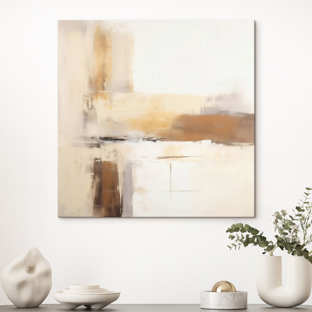 Composição abstrata quente — interior 3
