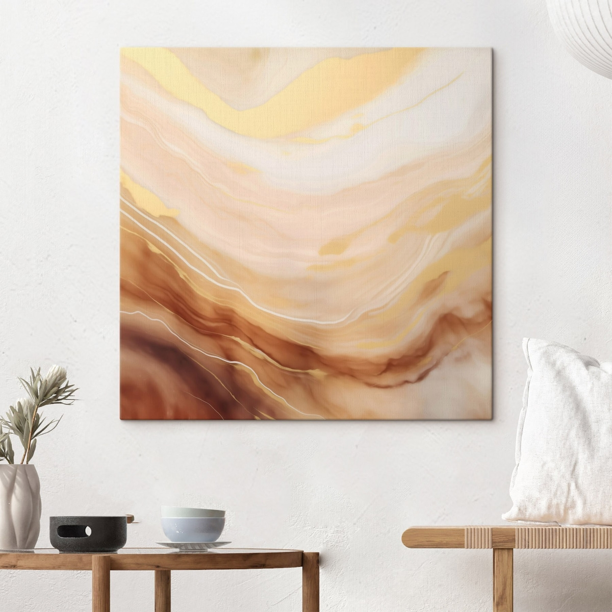 Formas naturais em pastel — interior 3