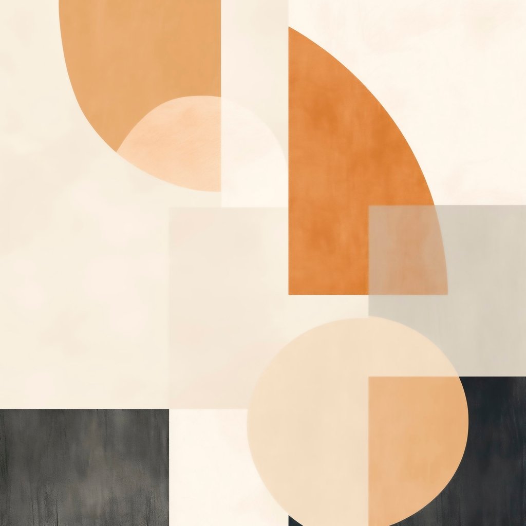Geometria em formas redondas — design completo