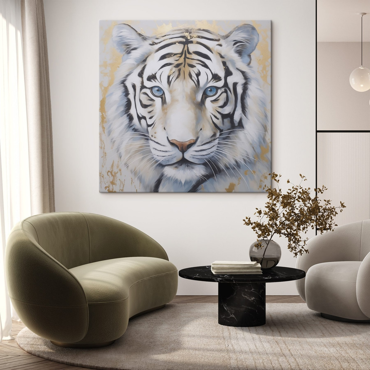 Tigre num interior