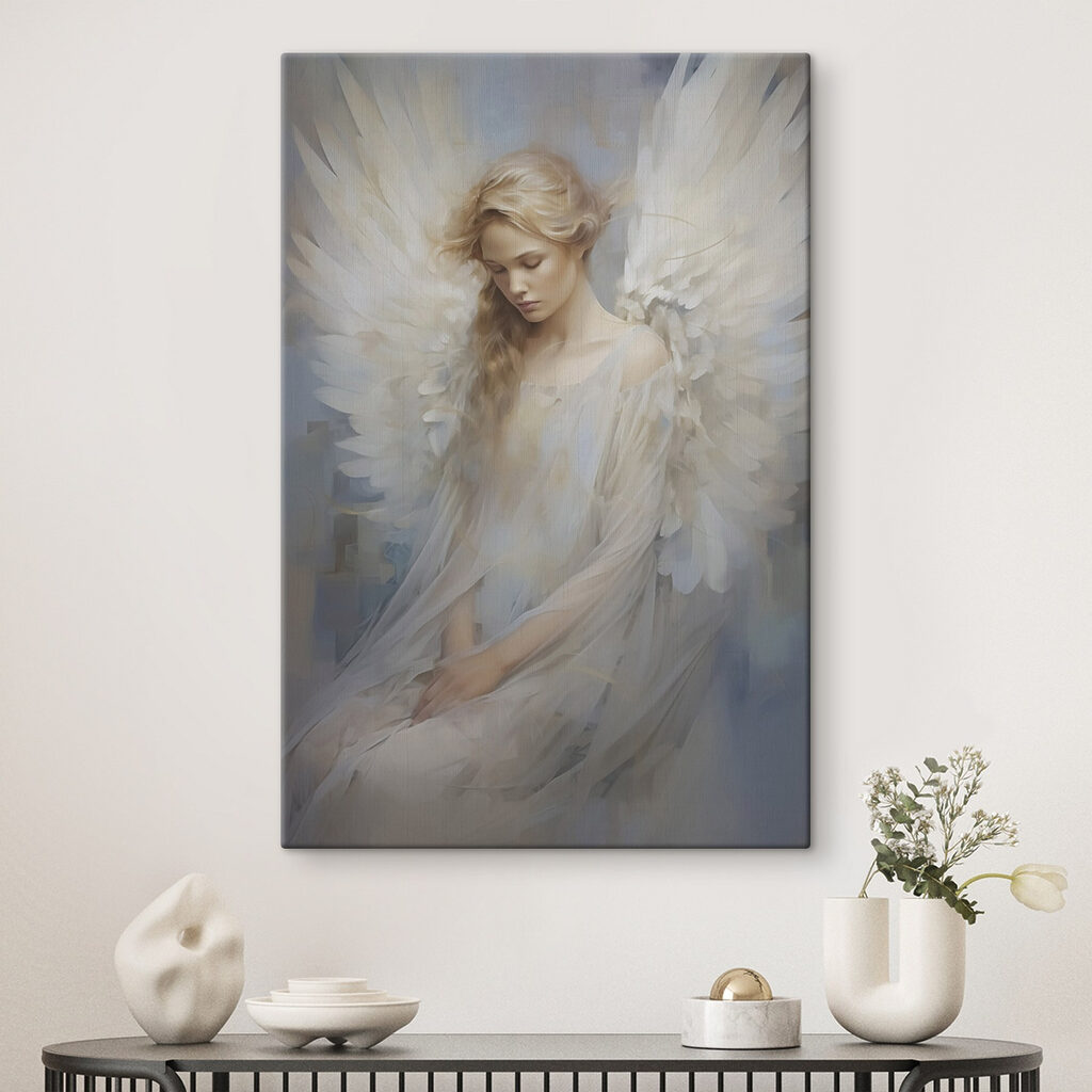 Anjo sentado — interior 1