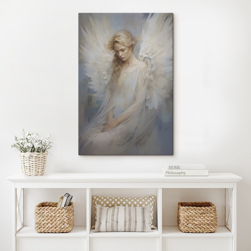 Anjo sentado — interior 2