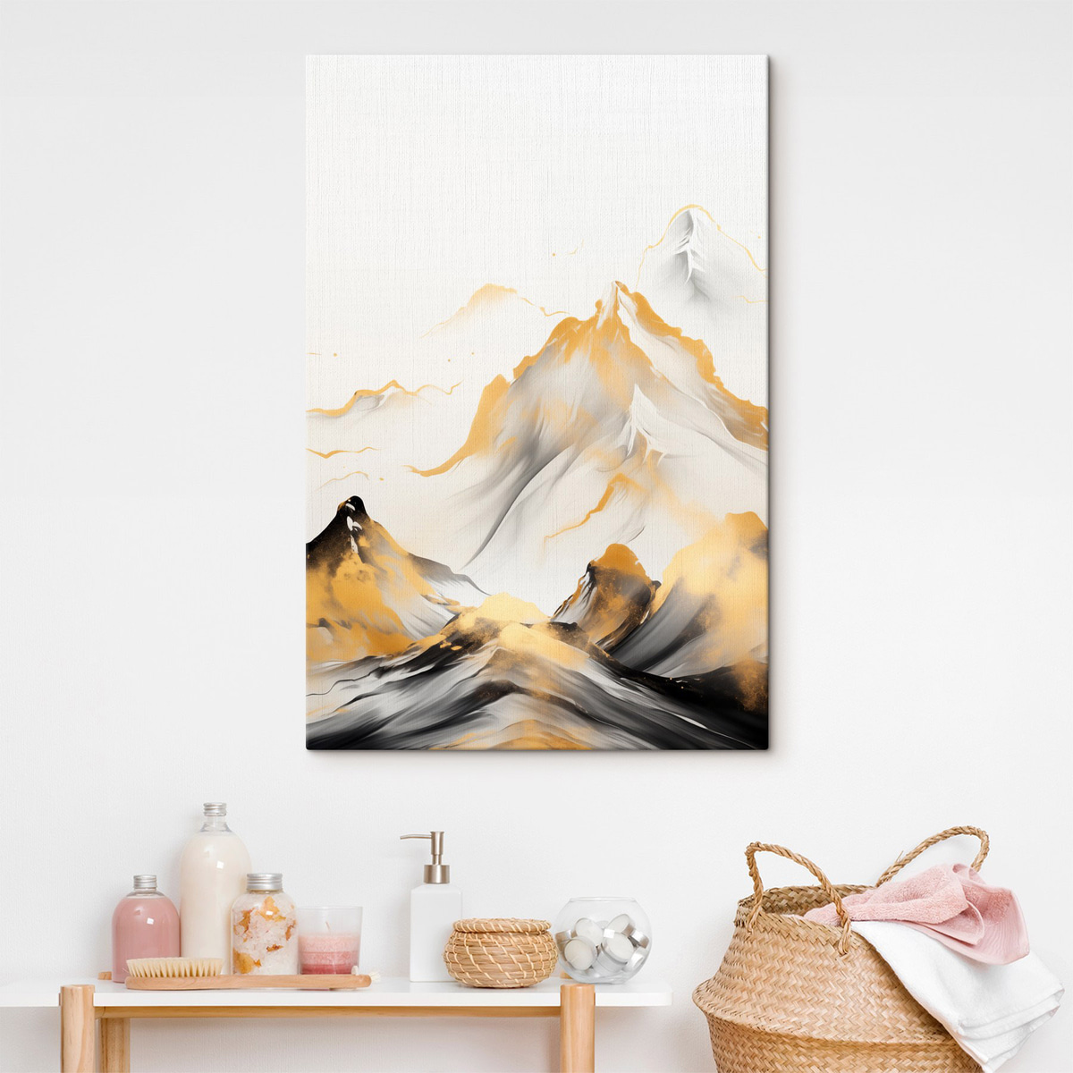 Montanhas com picos nevados — interior 2