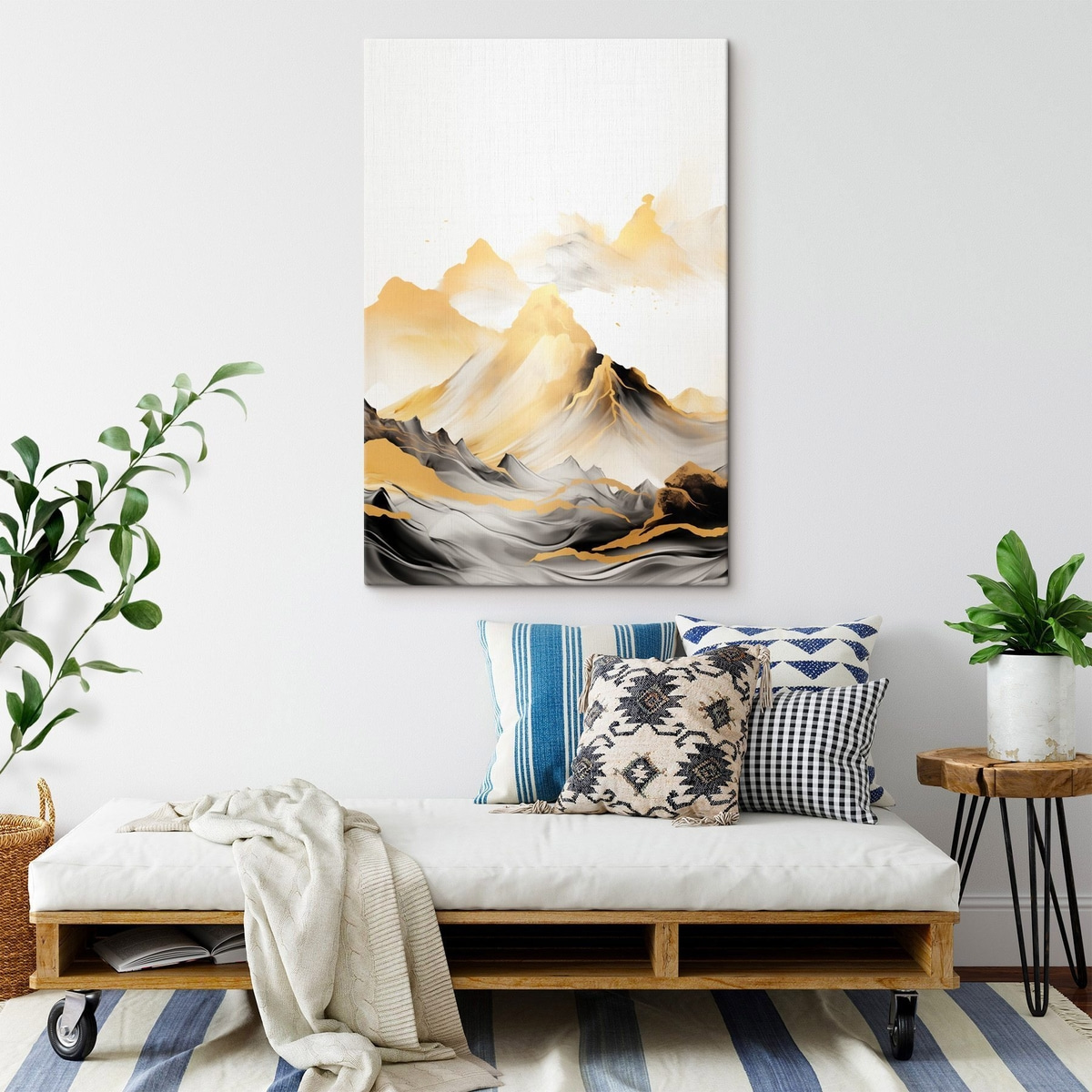 Montanhas com picos nevados — interior 2