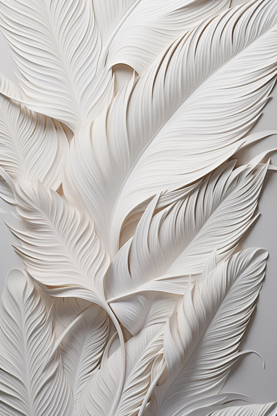 Folhas de bordas curvas — design completo