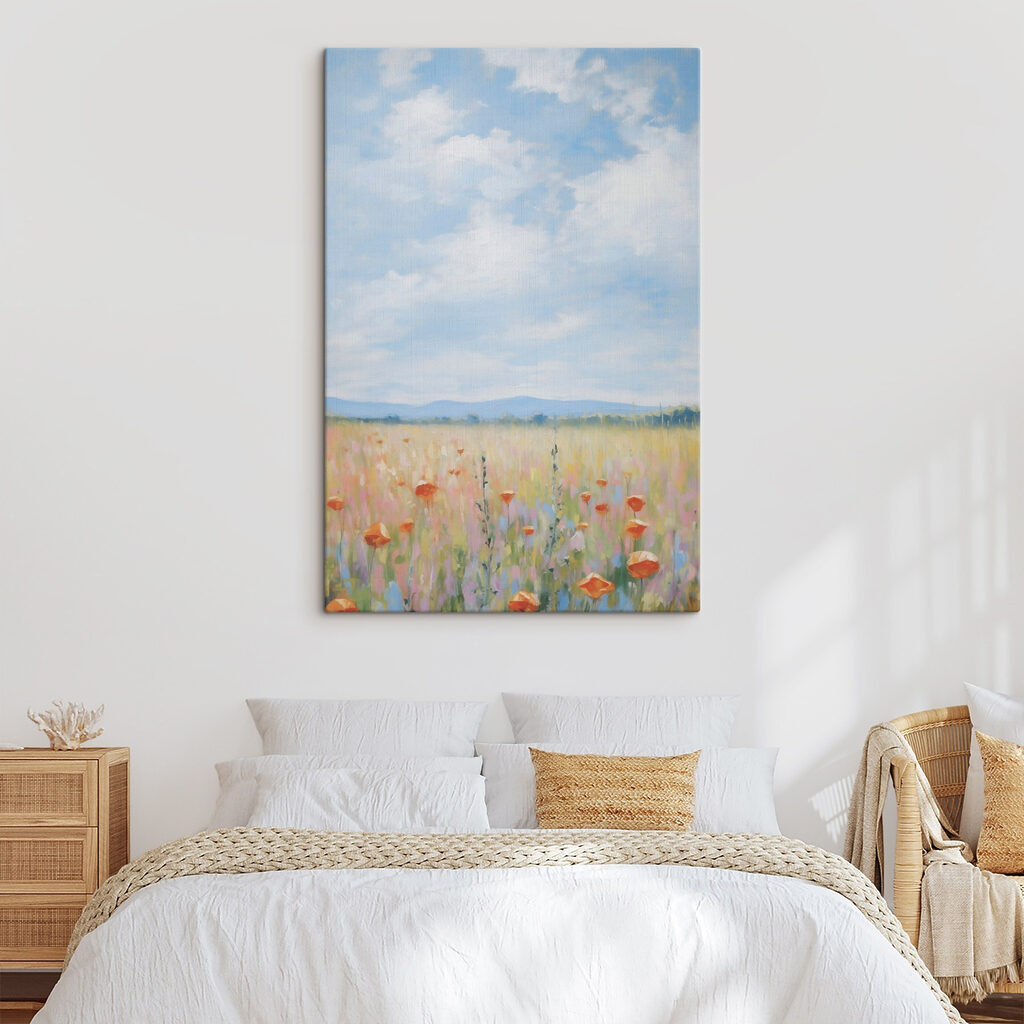 Flores silvestres sob nuvens — interior 2