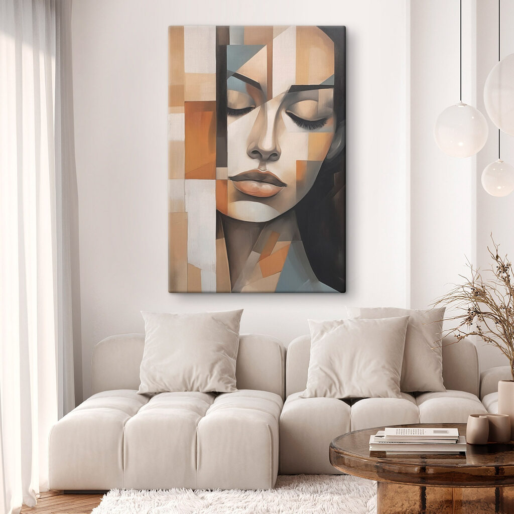 Faixas verticais no rosto — interior 1