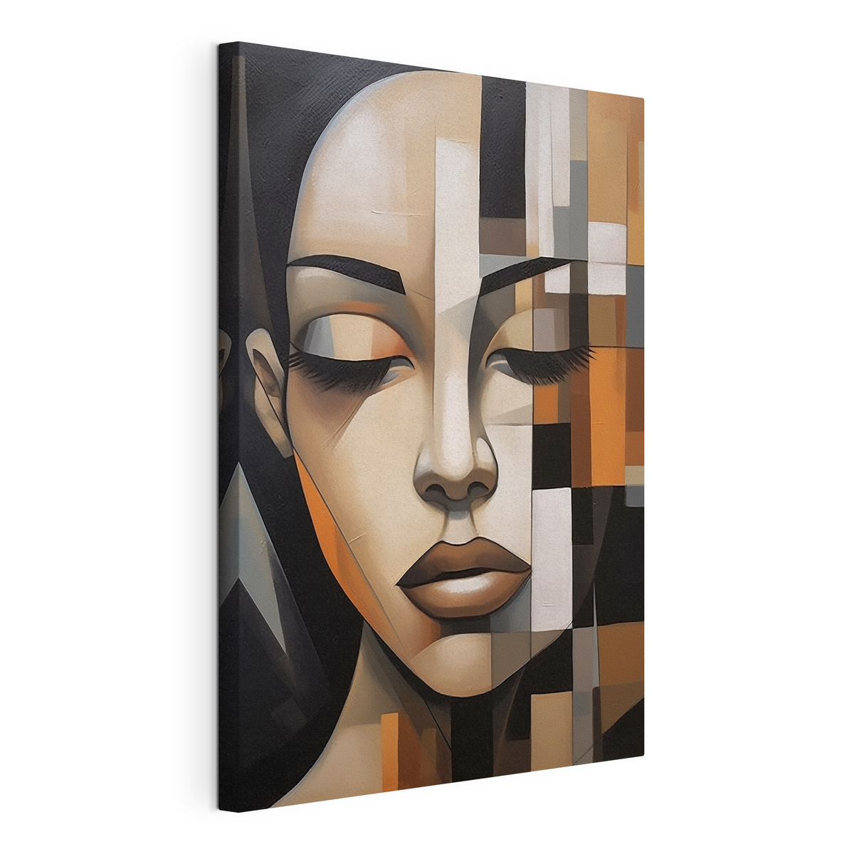 Retrato cubista de mulher — vista do produto