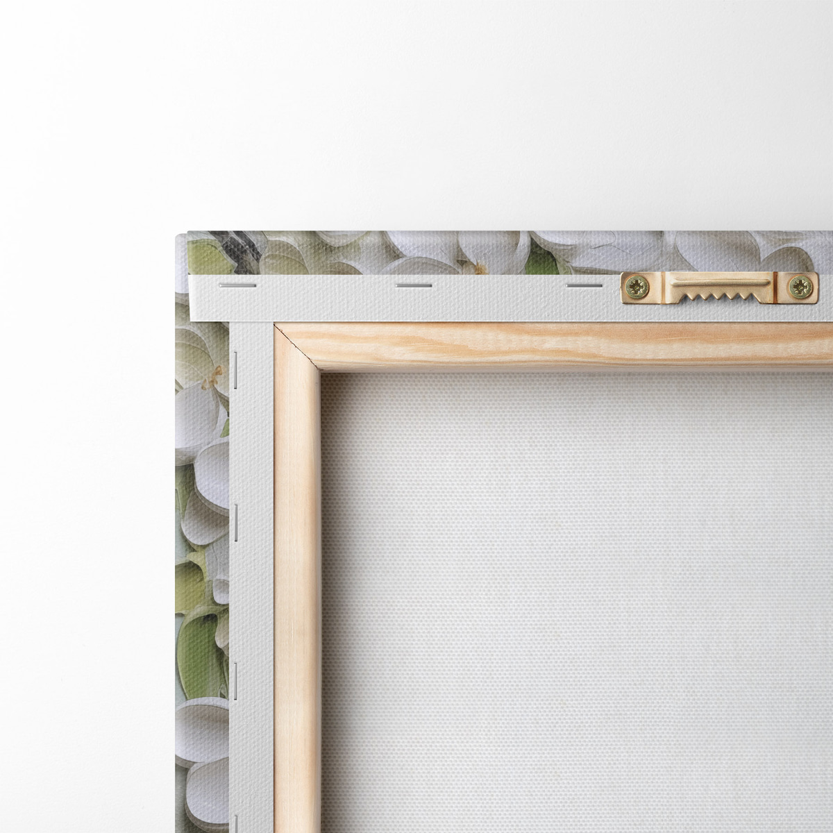 Flores em estilo pictórico — verso