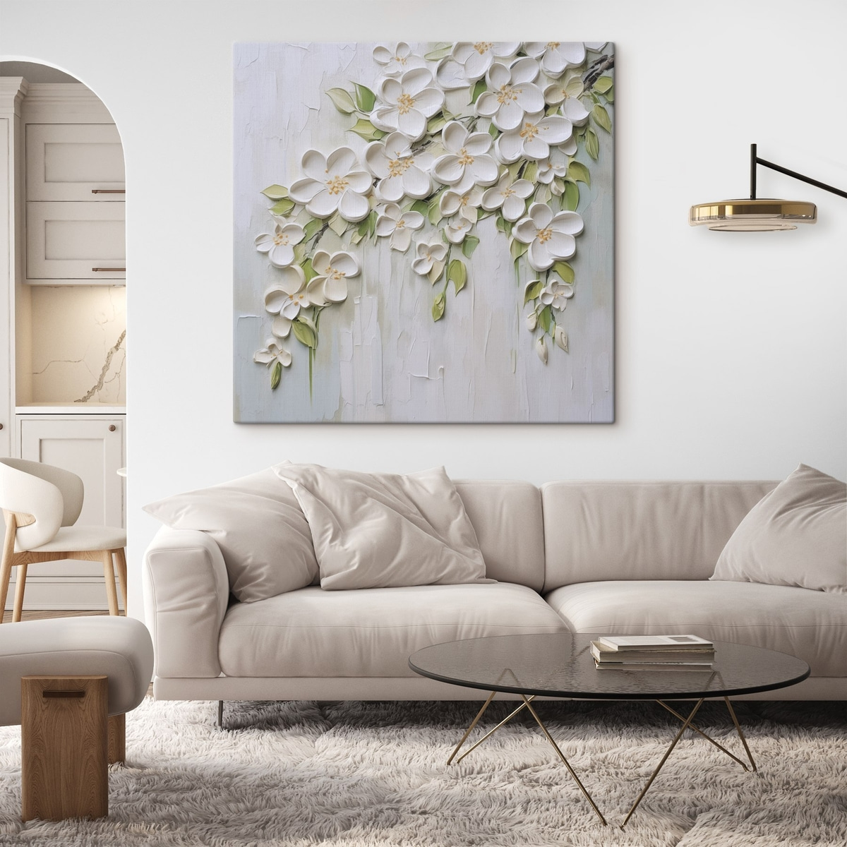 Flores em estilo pictórico — interior 2