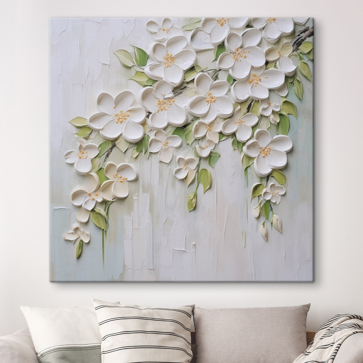 Flores em estilo pictórico — interior 1