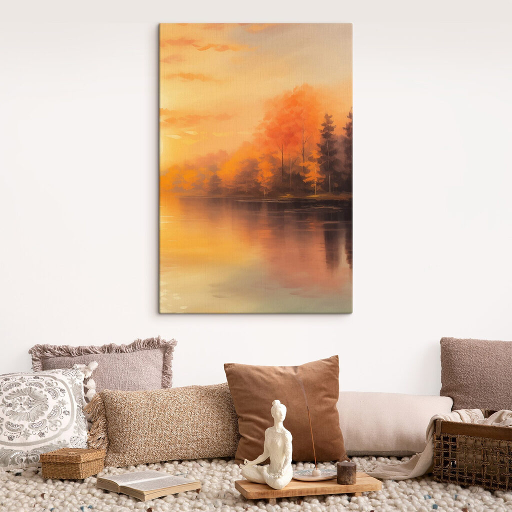 Bosque dourado na água — interior 2