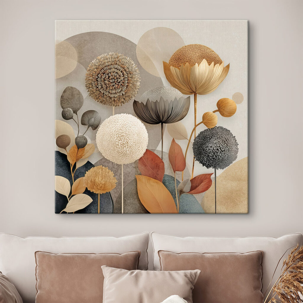 Formas redondas em ocre — interior 2