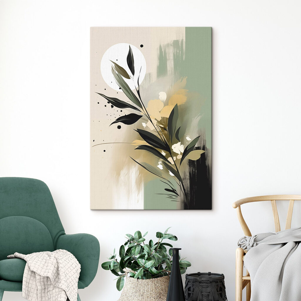 Ramo e círculo branco — interior 2
