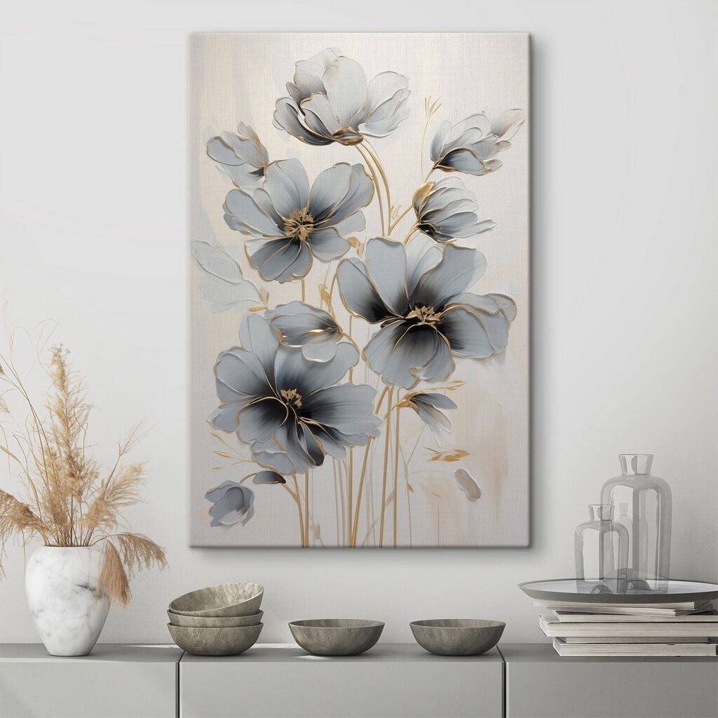 Flores azul-acinzentadas — interior 1