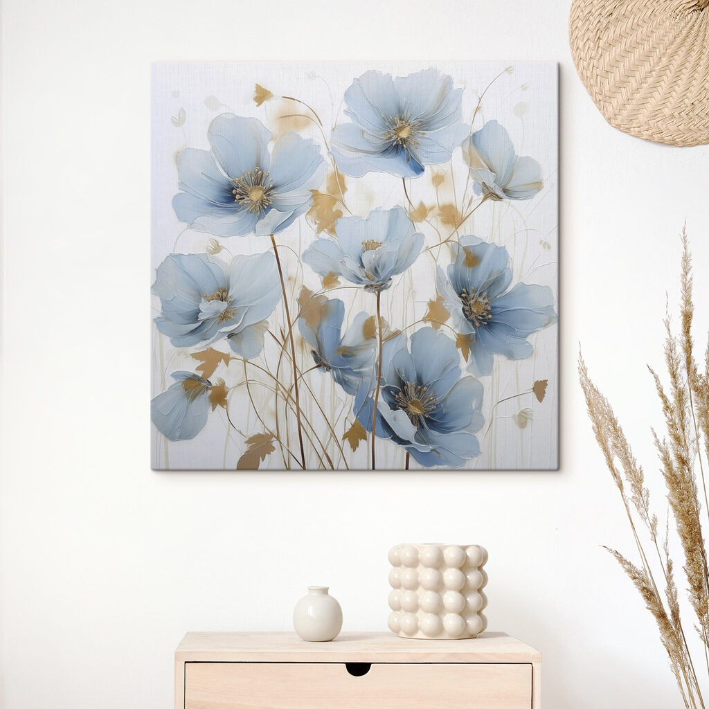 Flores azuis silvestres — interior 1